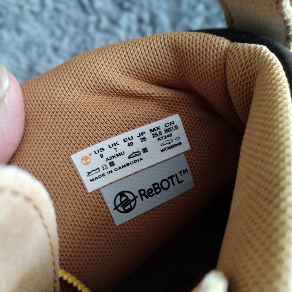Timberland Premium Platform 6-Inch Boots Wheat Nubuck Women’s 9 NWOT A2KMU - Picture 9 of 11